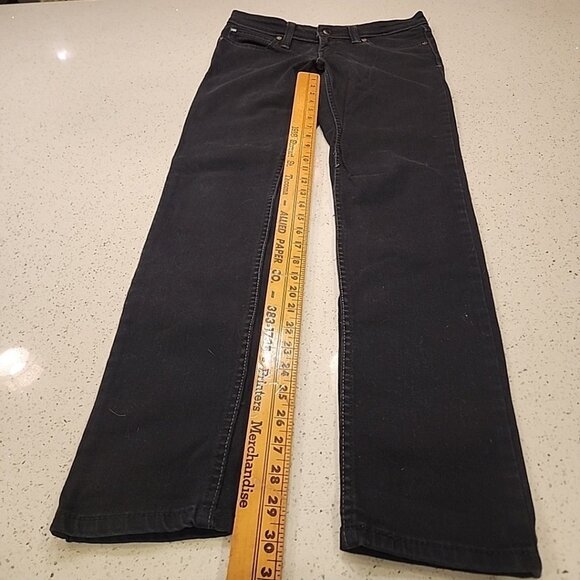 Vintage Levis Low Rise Skinny Jeans Black Size 7 Y2K 90s - Picture 2 of 6